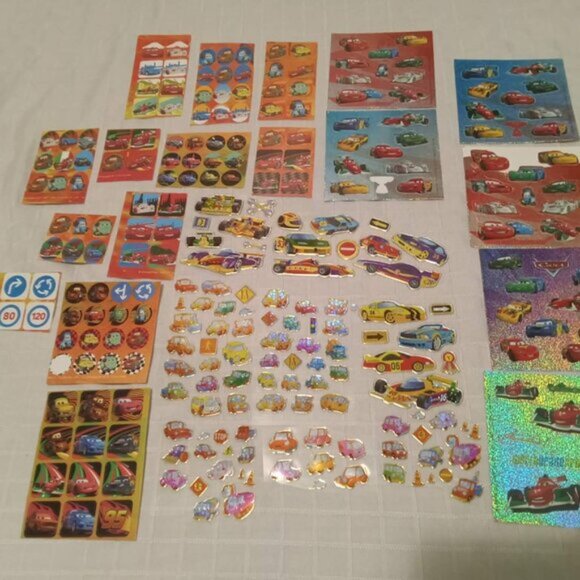 Vintage stickers in various sizes with cars and Cars designs - Picture 2 of 3